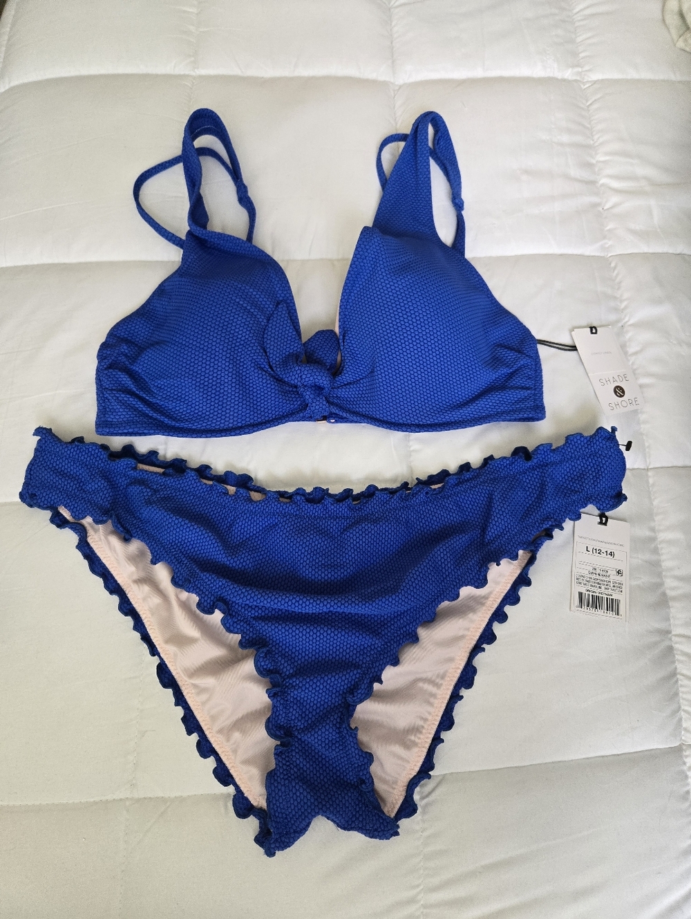 NWT Blue Bikini (L & 34C)